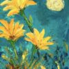 16×20 Yellow Moonflowers