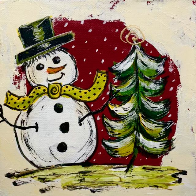 Whimsical Snowman